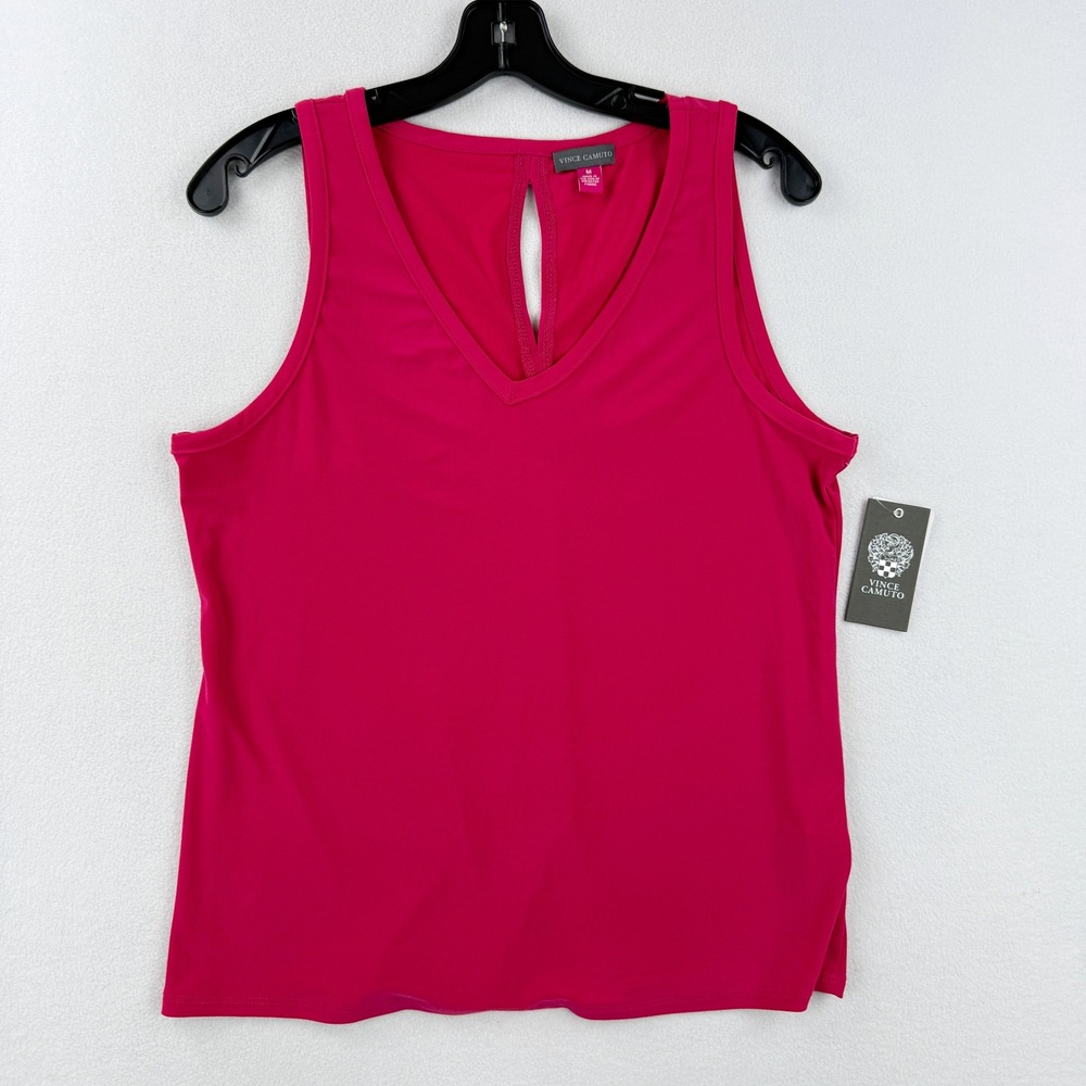 VINCE CAMUTO Jazzy Red Womens Tank Top Size M NEW‎